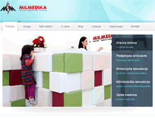 Tablet Screenshot of milmedika.com